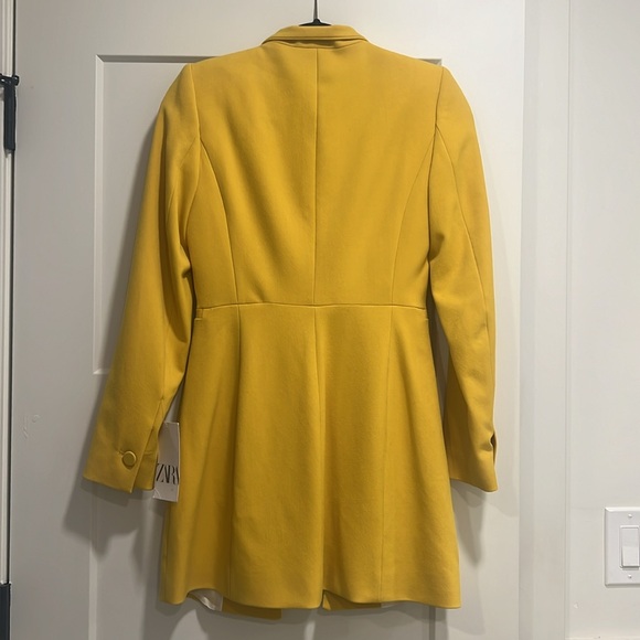 Zara Women’s Collard Long Sleeve Coat, size XS - Picture 8 of 11